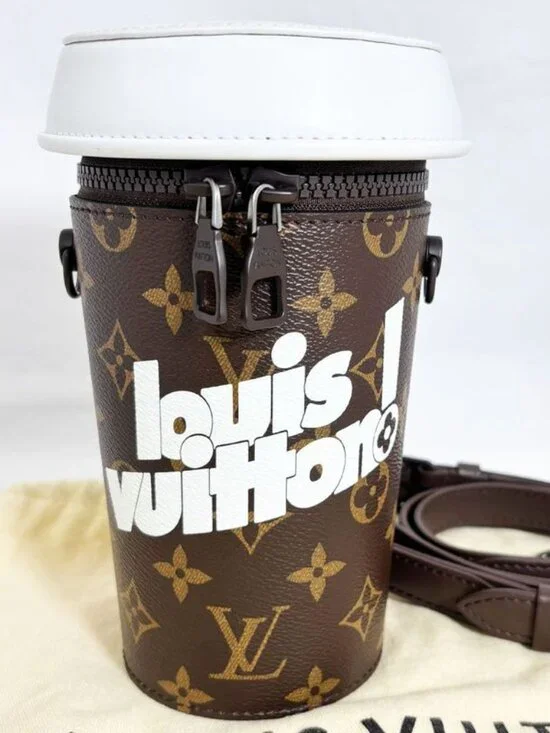 Louis Vuitton Everyday LV Coffee Cup Shoulder Bag Monogram - Picture 2 of 14